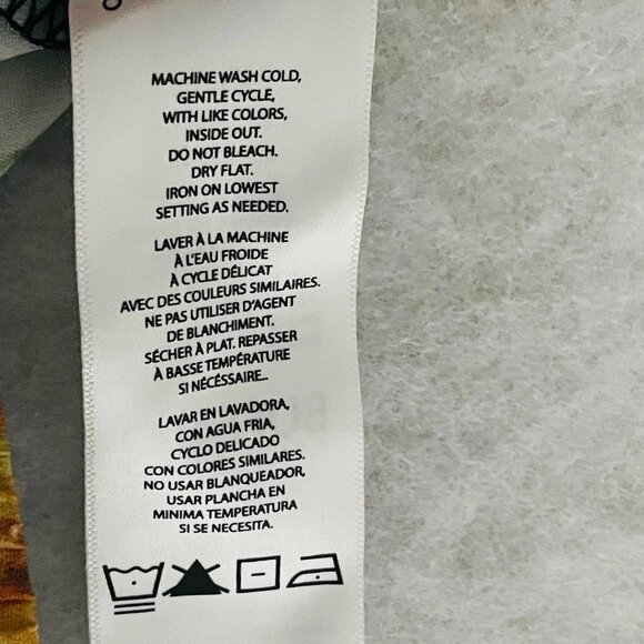 Buffalo David Bitton Womens Black Drawstring Waist Floral Jogger Pants Size XXL - Picture 5 of 10